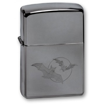 Зажигалка ZIPPO с покрытием High Polish Chrome, латунь/сталь, серебристая, глянцевая, 38x13x57 мм