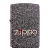 Зажигалка ZIPPO Classic с покрытием Iron Stone™, латунь/сталь, серая, матовая, 38x13x57 мм
