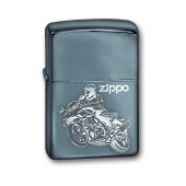 Зажигалка ZIPPO с покрытием High Polish Chrome, латунь/сталь, серебристая, глянцевая, 38x13x57 мм
