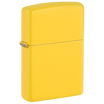 Зажигалка ZIPPO Classic с покрытием Sunflower, латунь/сталь, желтая, глянцевая, 38x13x57 мм