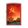 Зажигалка ZIPPO Красная Москва, с покрытием Red Matte, латунь/сталь, красная, матовая, 38x13x57 мм