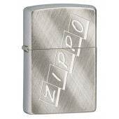 Зажигалка ZIPPO Classic с покрытием Brushed Chrome, латунь/сталь, серебристая, матовая, 38x13x57 мм