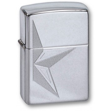 Зажигалка ZIPPO Classic с покрытием High Polish Chrome, латунь/сталь, серебристая, 38x13x57 мм