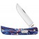 Нож перочинный ZIPPO Patriotic Kirinite™ Smooth Sodbuster Jr, 92 мм, синий + ЗАЖИГАЛКА ZIPPO 207