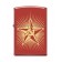 Зажигалка ZIPPO Серп и Молот и Звезда, с покрытием Red Matte, латунь/сталь, красная, 38x13x57 мм