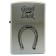 Зажигалка ZIPPO Horse Shoe, с покрытием Satin Chrome™, латунь/сталь, серебристая, 38x13x57 мм