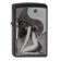 Зажигалка ZIPPO Woman Sword с покрытием Black Matte, латунь/сталь, чёрная, матовая, 38x13x57 мм