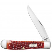 Нож перочинный ZIPPO Chestnut Bone Standard Jigged Trapper, 105 мм, коричневый + ЗАЖИГАЛКА ZIPPO 207