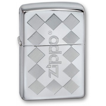 Зажигалка ZIPPO Classic с покрытием High Polish Chrome, латунь/сталь, серебристая, 38x13x57 мм